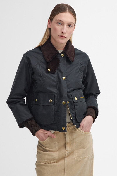 Barbour Cropped Beadnell Yağlı Ceket SG51 Sage-Ancient