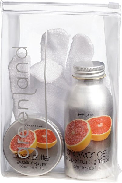 Greenland Set cadou mic Spicy (Ghimbir si Grepfruit) cu manusa,