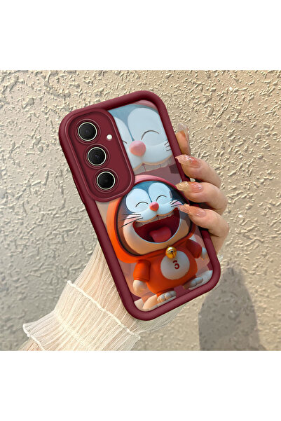 Hontinga حافظة هاتف من السيليكون الناعم متوافقة مع سامسونج جالاكسي A35 مع رسو...