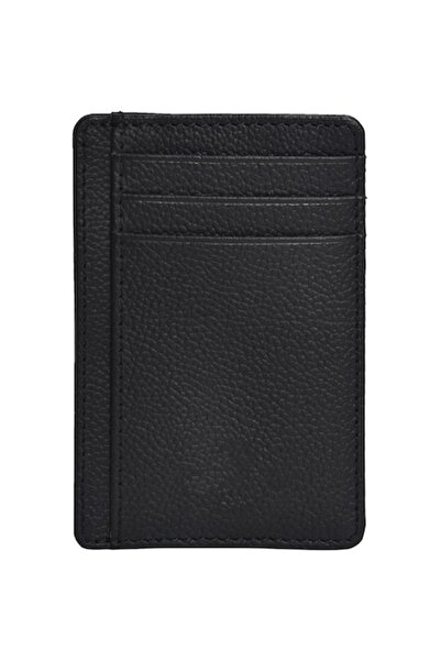Sarphia Store Men's wallet, PU leather, slim, Black, 11.8 x 8.5 cm