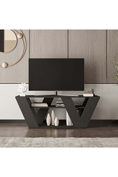 homejoyz طاولة تلفزيون حديثة - ١٥٠×٣٠×٥٠ سم (MDF)