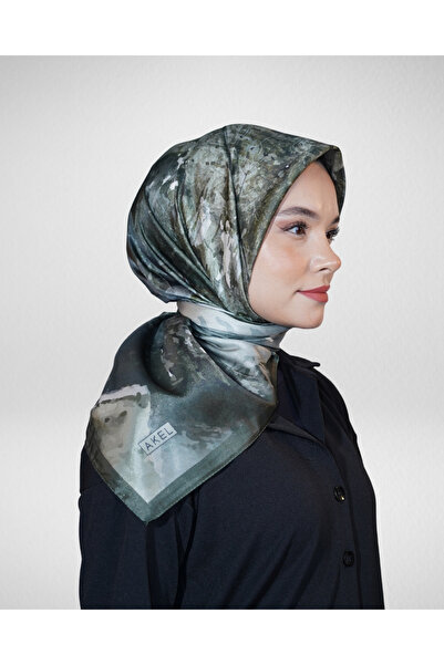 Akel Digital Crystal Scarf Pastel Paint Pattern