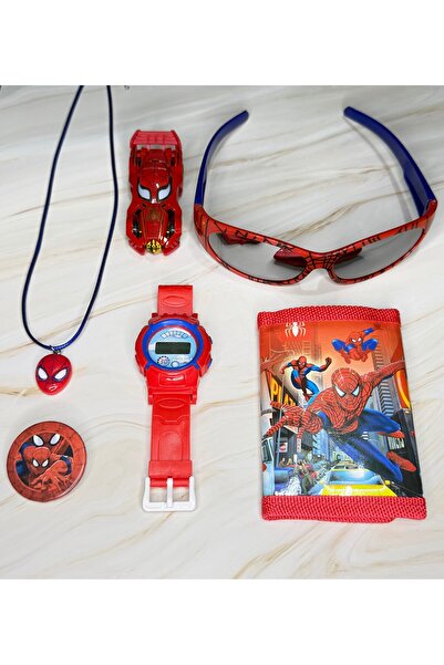 hediye Çocuk Seti – Saat, Cüzdan, Gözlük, Kolye ve Araba Oyuncak
