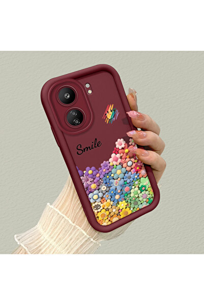 Hontinga حافظة هاتف من السيليكون الناعم متوافقة مع هاتف Xiaomi Poco C65