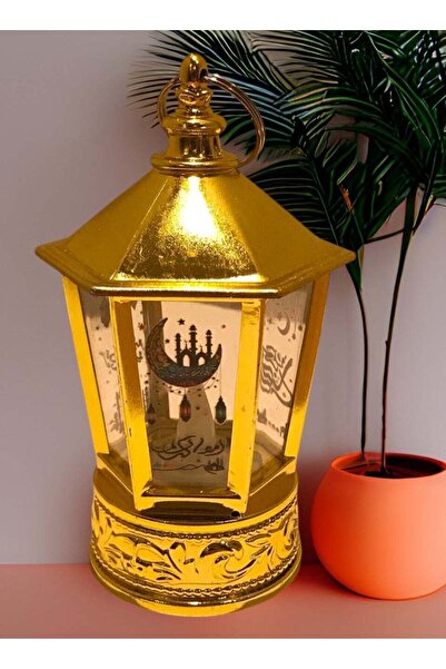 Toybox Luminous Ramadan Lantern Gold 1pc