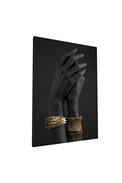 PozaTablou Tablou pe pânză: Mâini elegante cu brățări de aur (20x30 cm)