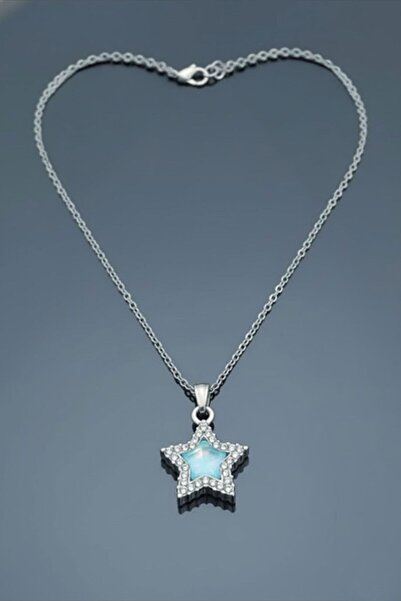 Karakedi Blue Star Stone Necklace