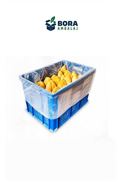 BORAPACK Hışır Poşet , Ekmek Kasası Torbası (poşeti ), Torba 70 X 90 Cm (YÜKS...