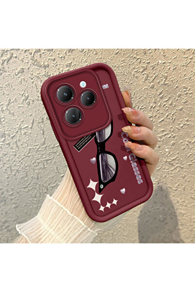 Hontinga حافظة هاتف من السيليكون الناعم متوافقة مع هاتف Infinix Hot 40/40 Pro