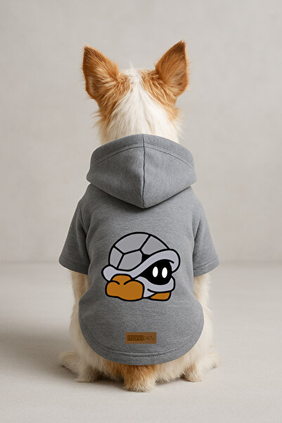 Monopetz ملابس وثوب للكلاب والقطط مع بطانة من الصوف من الداخل - لون رمادي K ب...