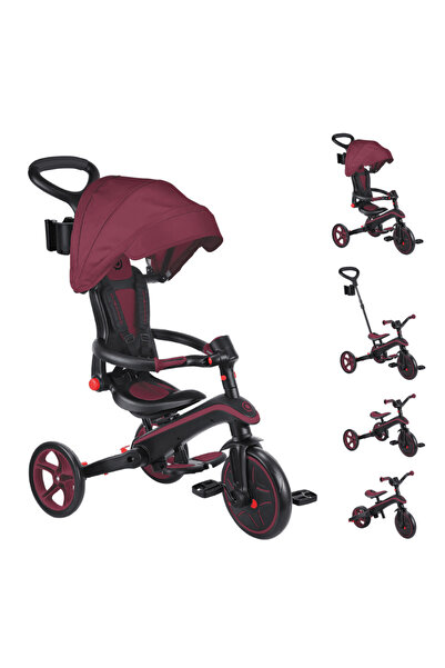 Globber Explorer 4in1 Katlanabilir Bisiklet - Bordo