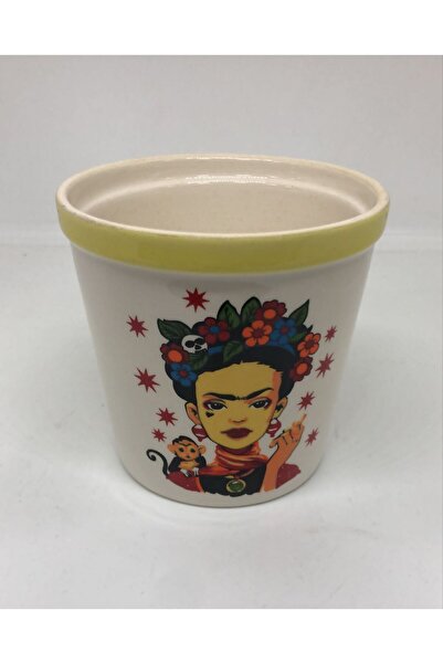 Lebron Seramik Dekoratif Saksı Kadın Figürlü