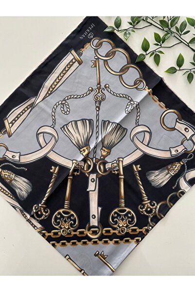 İpekhan Aheste Desen İnce Pamuk Eşarp