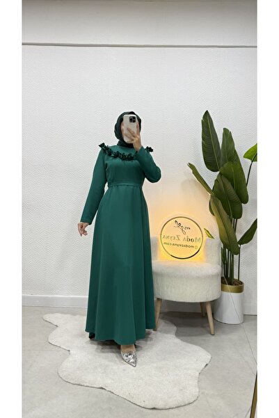 moda zeynaa Gül Elbise