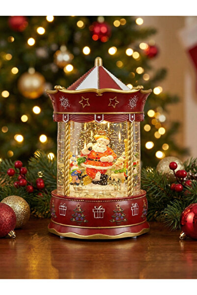 OEM Santa's Carousel Snow Globe