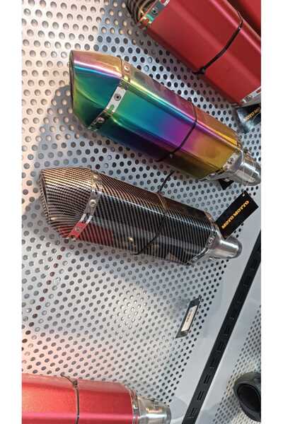 Akrapovic Carbon Motosiklet Egzozu B370-1