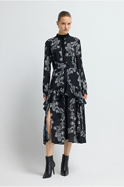 adL Dantel Detaylı Elbise