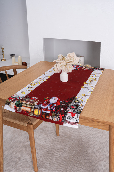 Marielouhome مفرش عيد الميلاد من القطن بنسبة 100% (45 × 100)