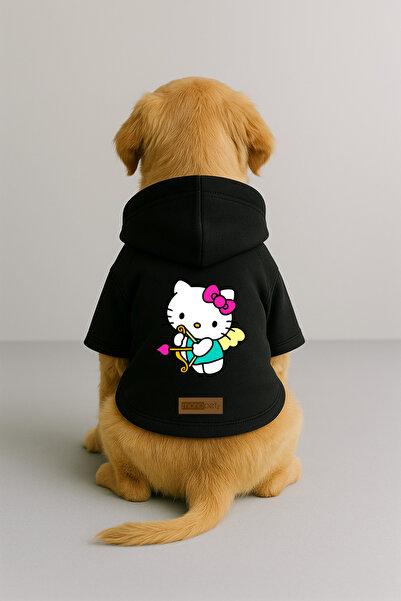 Monopetz Printed Inside Fleece Dog and Cat Clothing & Dress - Black Color K H...