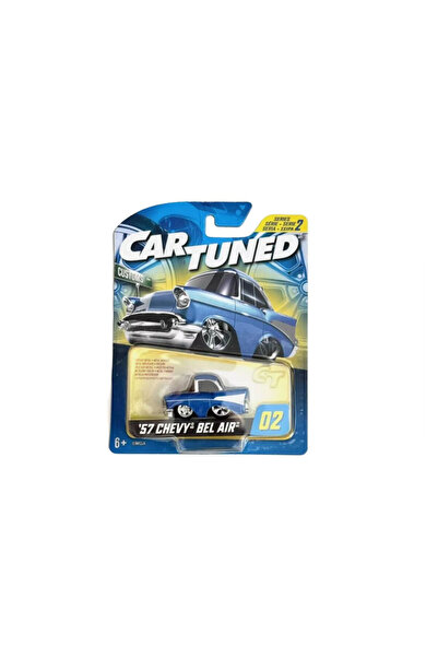 CarTuned سيارة شيفروليه بيل إير الزرقاء المخصصة طراز S2 1957 رقم 529699