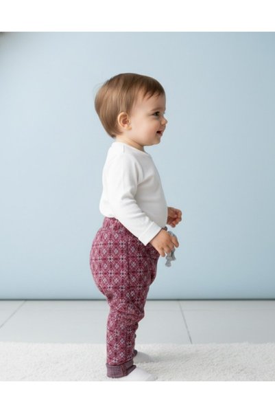 Kyex Premium Quality Unisex Baby Soft Winter Jacquard Single Bottom Pants