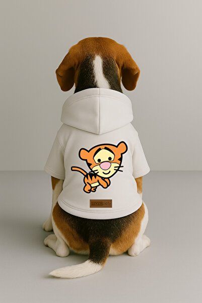 Monopetz Printed Inside Fleece Dog and Cat Clothing & Dress - White Color K H...