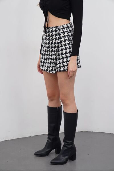 DazzUp Women's Woven Shorts Skirt