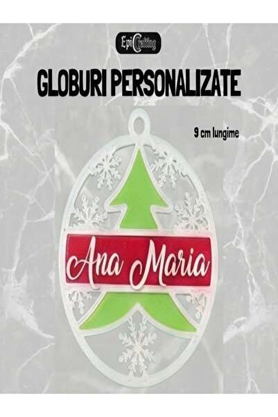 Epic Crafting Personalized Christmas globe with name, Ideal holiday gift