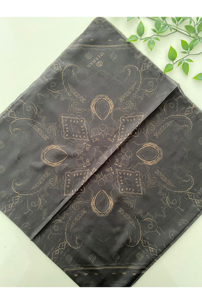 İpekhan Zen Pattern Thin Cotton Scarf
