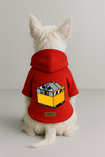 Monopetz Printed Dog and Cat Clothing & Dress with Fleece Inside - Red Color ...