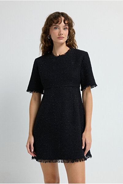 adL Kısa Kollu Tüvit Elbise