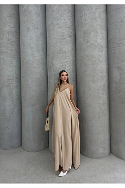 Alfanora Aerobin long dress beige pt