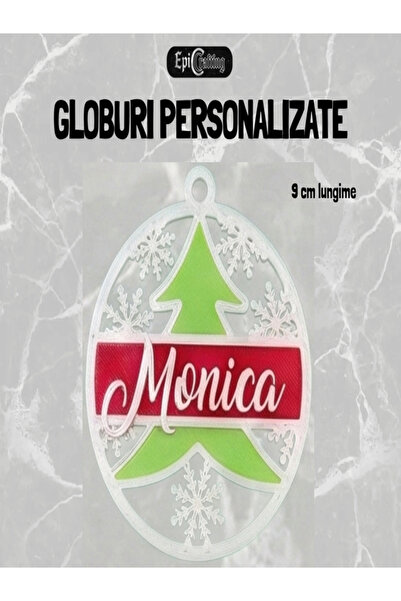 Epic Crafting Personalized Christmas globe with name, Ideal holiday gift