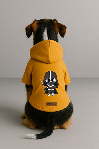 Monopetz ملابس وثوب للكلاب والقطط مع بطانة من الصوف من الداخل - لون أصفر K بغ...