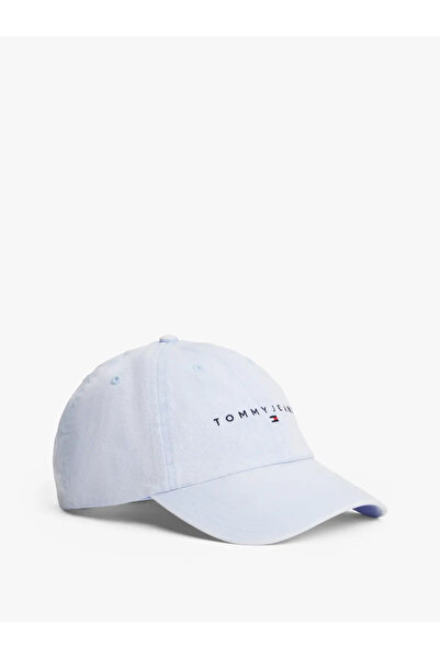 Tommy Hilfiger TJW LINEAR LOGO WASH Kadın Beyaz Şapka