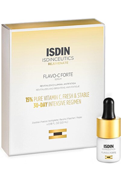 ISDIN Isdinceutics Flavo-C Forte (3 Ampoules) | Intensive Facial Serum With 1...
