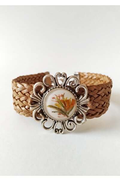 Halley Concept Custom Handmade Flower Design Resin Women's Bracelet