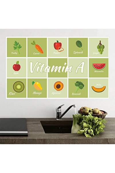 OEM Self-Adhesive Sticker for Kitchen, Heat-Resistant Protection, 75x45 cm, Vit A with pattern