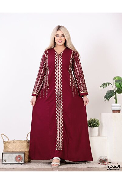 Genrics Embroidered cotton abaya, comfortable to wear