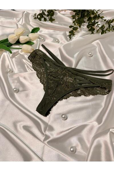 HK VIA LUMINOSA Dantel Bel Detay Tanga