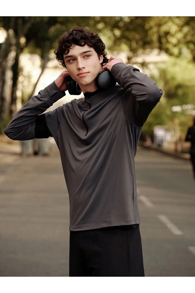 LC Waikiki XSIDE ACTIVE Dik Yaka Uzun Kollu Erkek Spor Tişört