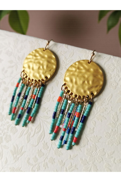 Halley Concept Boho color frenzy rice earrings
