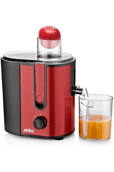 Sinbo Centrifugal Juice Extractor 700W Stainless Steel Juicer SJ-3143 Anti-Drip Red