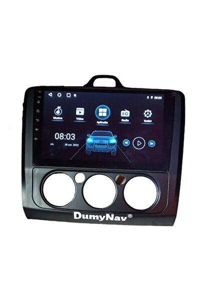 DUMYNAV Navigație Android 14 pentru Ford Focus Mk2 (2004-2011) - 4GB RAM, 64G...