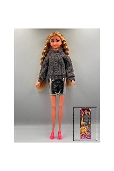 giffy Oyuncak 30 Cm Giydirilebilir Prenses Bebek – Örgü Desenli Kazak & Etek ...