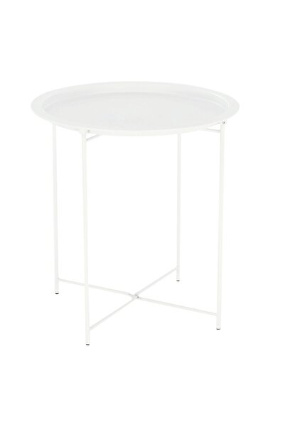 DacEnergy DacEnergy(C) coffee table, made of metal, rustic design, round shape, 47 x 47 x 50.2, ...
