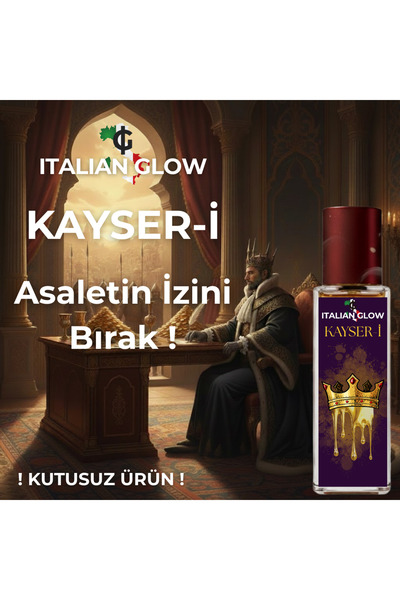 ItalianGlow KAYSER-İ Uzun Süre Kalıcı Feromon ERKEK PARFÜM 15ML