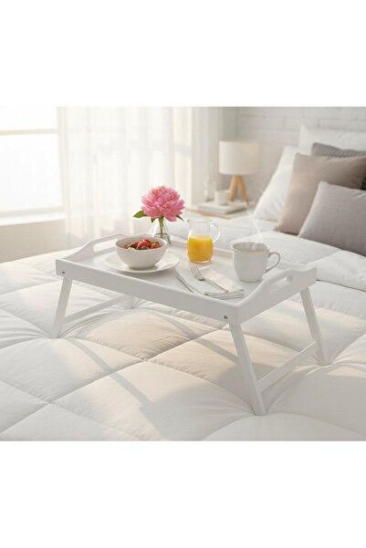 MOSTAFA طاولة خشبية متعدةة الاستخدامات, مع ارجل قابلة للطي