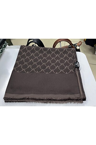 ARMANDA Cotton monogram pamuk şal zincir desen