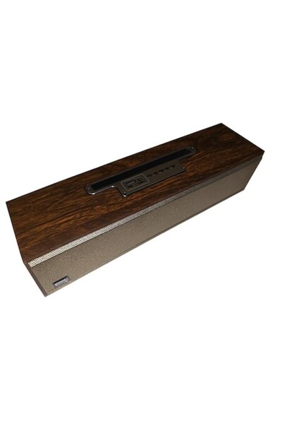 Andowl Wood Bluetooth Speaker, 2000mAh, Dark Walnut (Wenge)